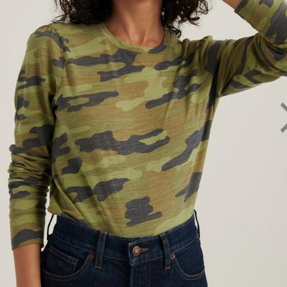 Lucky Brand Tops - LUCKY BRAND CAMO COTTON TEE NEW
